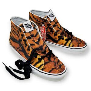 Vans Style:Sk8-HiTM Tapered Color: Tiger/True White ; Size: Men's 8/Women's 9.5